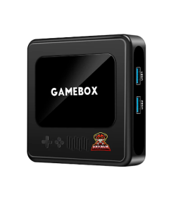 HANHIBR 32GB 128GB 20000 Games Emuelec 4.3 Retro TV Game Console MAME DC FC MD PS Game Box HD TV Game Player with Wireless Controllers - Black 128G