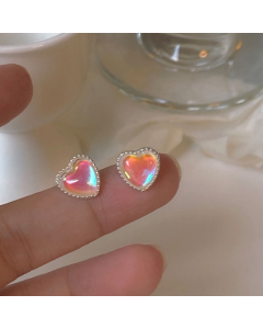 Shell double layer earrings with diamond earrings, color: EH1479