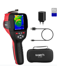 KAIWEETS KTI-W01 Thermal Imaging Camera, 256x192 IR Resolution, -4°F to 1022°F, 3500mAh Battery, IP54 Waterproof