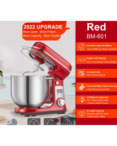 BioloMix 6L Stand Food Blender/Mixer With Stainless Steel Bowl