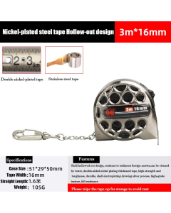 Stainless Steel Anti-corrosion Retractable Metric Ruler