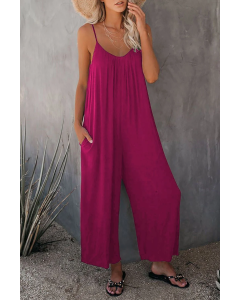 Elegant Pocketed Jumpsuit for Effortless Style and Comfort