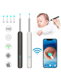 Buy 2 - USB Otoscope with Wi-Fi Wax Removal Spoon