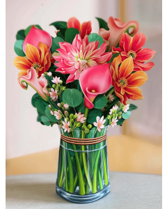 Floral Pop Up Card - 3 for Free Shipping