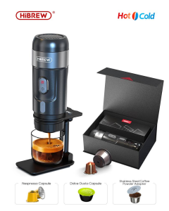 HiBREW H4A Portable Coffee Machine for Car Home DC12V Expresso Coffee Maker Fit Nexpresso Dolce