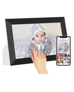 Wireless Digital Picture Frame with Touch Screen and Frameo App
