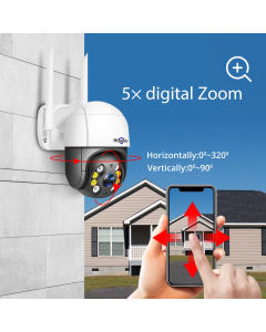 Hiseeu Wireless Speed Dome Camera with Zoom and Audio