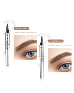 3D Waterproof Microblading Eyebrow Pen 4 Fork Tip Tattoo Pencil (2 pcs)