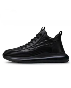 Casual Air Cushion Shoes for Men, Made of Cowhide