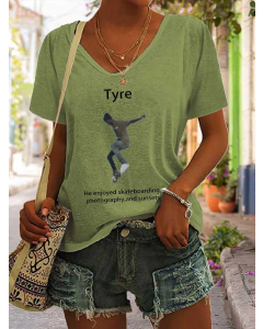 Sunset Print T-Shirt: Celebrating Skateboarding, Photography, and Tyres