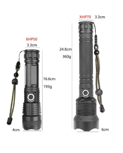 LAST DAY SALE 50% OFF - LED Rechargeable Tactical Laser Flashlight 90000 High Lumens