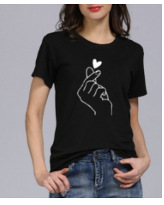 Stylish Loose T-Shirt for Women with Unique Refill Pattern