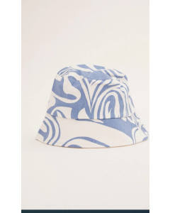Online Exclusive Blue Graphic Bucket Hat