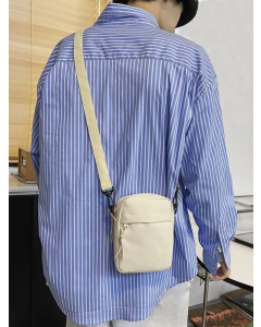 Compact Square Bag for Men with Minimalist Design