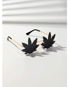 Maple Leaf Fashion Glasses for Men with Rope