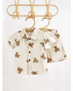 Baby Cartoon Graphic Shirt & Shorts