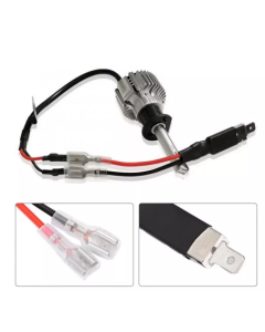 10X LED H1 Replacement Single Converter Wiring Connector Cable Conversion Lines Adapter Holder HID Headlight Bulb Accessories