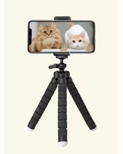 1pc Flexible Tripod Stand Design Phone Holder