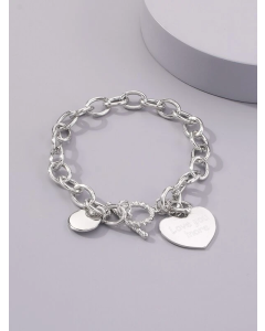 Heart Charm Bracelet - A Dainty Accessory for Love-Radiating Wrist