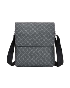 Men Geometric Pattern Flap Square Bag