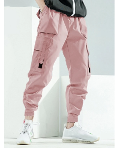 Cargo Pants for Men with Side Flap Pockets