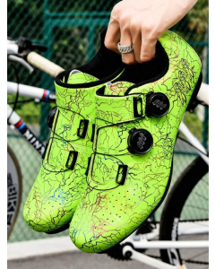 Sporty Anti-slip Sneakers with Figure Graphic Swivel Button