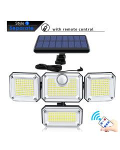 Waterproof Outdoor Solar Flood Security Lights with Motion Sensor