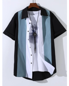 Colorful Men's Shirt, No Tee Required