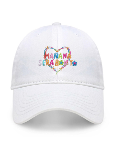 Black Casual Print Baseball Cap