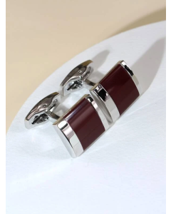 1pair Men Geometric Cufflinks