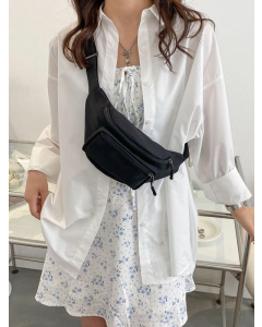 Minimalist Zip Fanny Pack