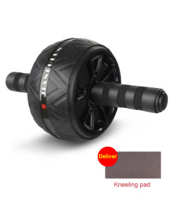 Ab Roller Big Abdominal Wheel Roller Stretch Trainer With Mat For Arm Waist Abdomen Exercise Home Gym Fitness Equipment