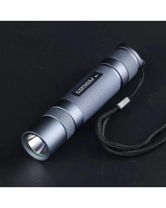 Convoy S2+ SST20 LED Flashlight 5000K 7135*8 12-Group Modes 18650 Camping Light Hunting Emergency Lantern Flashlight - Grey 5000K