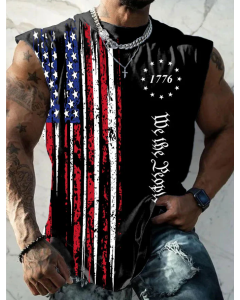 Men's Fourth of July Casual Tank Top