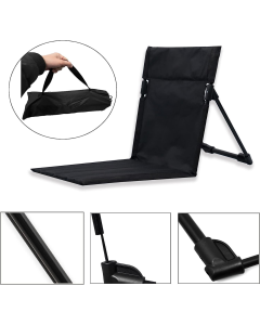 Outdoor folding beach chair camping lightweight single chair camping portable leisure chair travel one-piece backrest chair