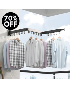 Tri-Folding Clothing Rack