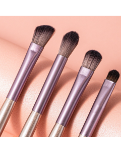 Small grape eyeshadow brush full set of 4 fiber soft hair eye smudge brush makeup brush set beauty tools