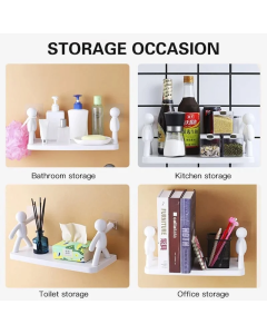 The kitchen toilet receive shelf