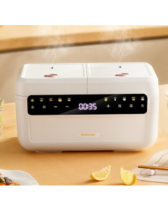 MODONG double-bladder rice cooker household intelligent multifunctional 4L large-capacity non-stick pot double-head integrated cooking rice cooker