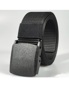 Smooth Buckle Nylon Tactical Belt Men's Outdoor Sports Labour Metal Free Canvas Military Training Belt