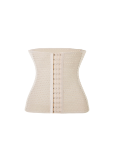 Belly belt female postpartum waist corset girdle breathable hollow plastic waist belt three rows of buttons body shaping garment sports waist