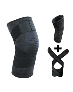 New compression band knitted sports knee pads badminton running fitness knee pads outdoor mountaineering knee pads