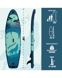 HIWOBANG Inflatable Stand Up Paddle Board SUP
