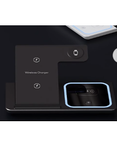 Portable Desktop Mobile Phone Wireless Charger Station 3In1 4 3 In One 3 In 1 Folding Magnetic Foldable 10W 15W Wireless Charger