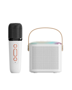 VIMAI 2023 New Home Theater Speaker RGB Light Karaoke Speaker With Wireless Microphone for Singing and speaking