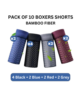 BAMBOO FIBRE BOXER SHORTS - FOR ALL-DAY COMFORT