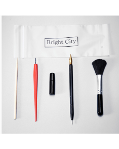 5-piece set of scratching tools, scratching pen, detail pen, repair pen, special fixing fluid for scratching