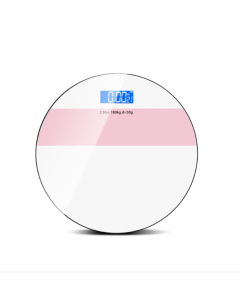 Human body weight scale USB home body fat scale battery model (white powder)