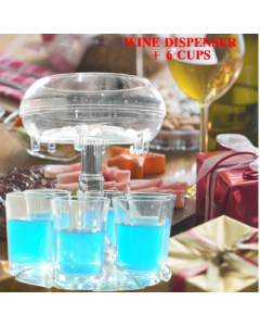 6 Shot Acrylic Beer Dispenser Holder