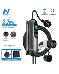 Khons Three-Phase 3.7KW Electric Car Type2 Portable Charger EVSE Charging Box 16A Electric Car Charger Wallbox